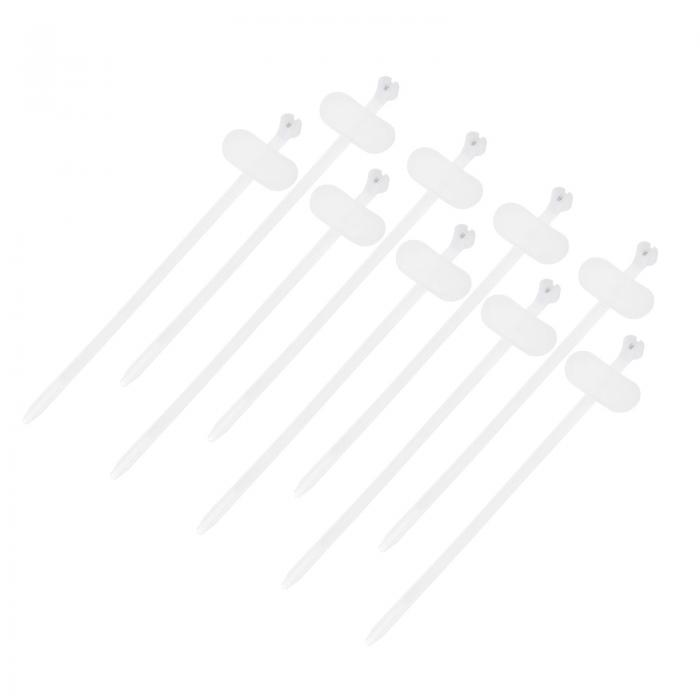 uxcell 25個 マーカーケーブルジップタイ 10