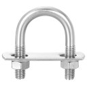 uxcell ラウンドUボルト 4セット 22mm(0.87