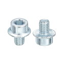 uxcell M6x8mm六角ソケットヘッドキャップボルト 30個 炭素鋼フランジボルトフルスレッドねじ機械用ネジ 家庭用修理および取り付け具用(4)