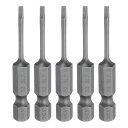 uxcell 5個SL2磁気スロットドライバービット2mm S2鋼フラットヘッドドライバービット1/4