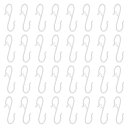uxcell 32個のSフック3.5