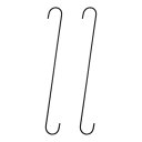 uxcell 2個のロングSフック16