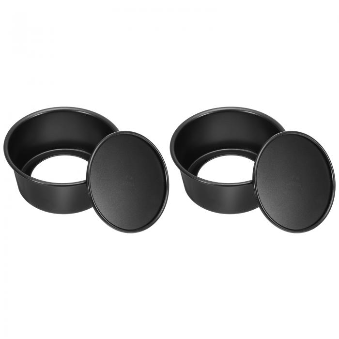 uxcell 取り外し可能な底付き丸型ケーキ型 6