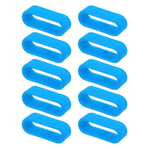 uxcell 10個 ウォッチバンドフィックスリング シリコン製交換用ファスナーリング シリコンウォッチホルダーキーパー 20mm幅ウォッチバンド用 ブルー uxcell 10個 ウォッチバンドフィックスリング シリコン製交換用ファスナーリング シリコンウォッチホルダーキーパー 20mm幅ウォッチバンド用 ブルー