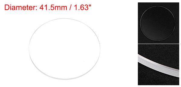 uxcell ウォッチ水晶ガラスレン41.5mm直径1.5mm厚フラットラウンドクリアサファイアグラスウォッチフェイス水晶レンズ交換用ウォッチメーカー修理