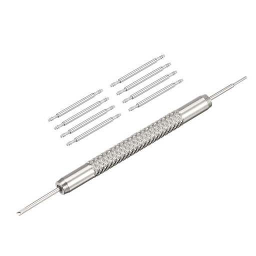 uxcell 18mm スプリングバー 腕時計バンド ピン リプ レイスメント キット 1.5mm 直径 8 PCS スプリングバー リムーバル ツール付き uxcell 18mm スプリングバー 腕時計バンド ピン リプ レイスメント キット 1.5mm 直径 8 PCS スプリングバー リムーバル ツール付き
