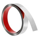 uxcell ウォールトリムモールディング 16.4フィートx1.18" ステンレススチール ピール&スティック 自己粘着 トリム メタライズド ミラーライク仕上げ ストリップ ボーダー エッジ フレーム トリム ホームDIY装飾用 シルバー