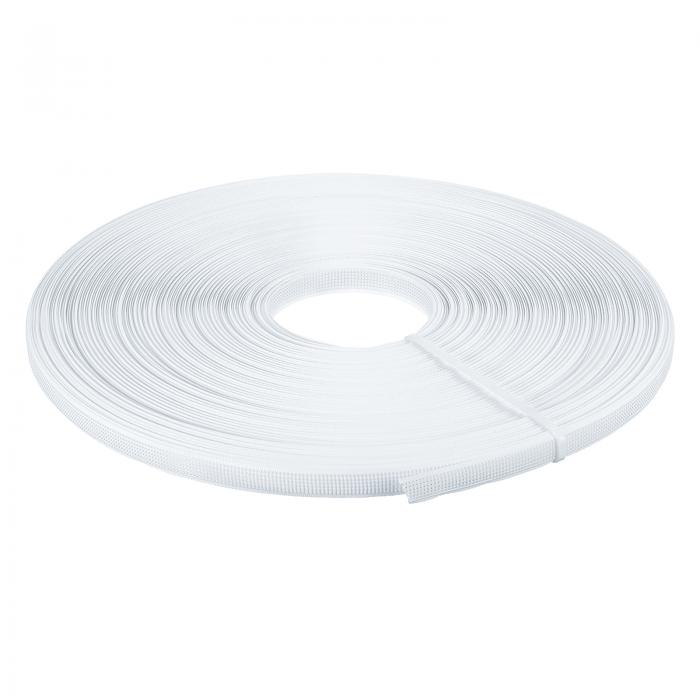 uxcell ボニング用縫製 1個 45ヤード 10mm - ポリエステル製通し縫製用低密度コルセットボニング ウェディングドレス （ホワイト）