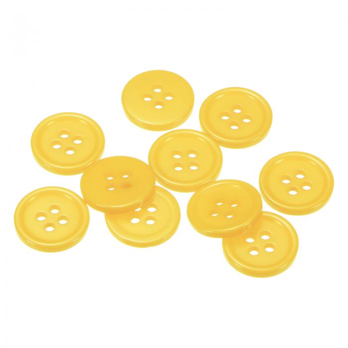 uxcell 10個 28L ボタン 11/16