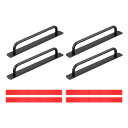 uxcell 4個 バーンドアハンドル 244mm / 9.6