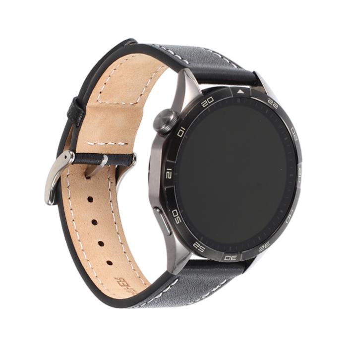 CAPASTEC カウハイドウォッチバ ンド 腕時計用ストラップ 男性 女性 20mm 粒子カウハイドウォッチストラップ 女性 男性 ブラック。