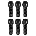 X AUTOHAUX MTBバイク用の耐久性のあるM6x20mmソケットヘッドキャップボルトスクリュー6個セット