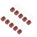 uxcell 30個 円筒形DIPマウントミニチュアラウンドスローブローマイクロヒューズ 電子部品PCB LCD修理用 1A 250V レッド