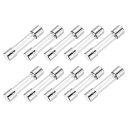 uxcell 20A 250V ガラスヒューズ 6x30mm 遅延ヒューズ UL 認定スローブローヒューズ 家電製品用 (10 個パック)