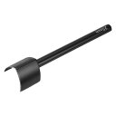 uxcell V字型レザーパンチ 25mm レザーカッター ベルトエンドカッター クラフト用のカーボン鋼V字型パンチツール ストラップベルト 財布 バッグ作り用