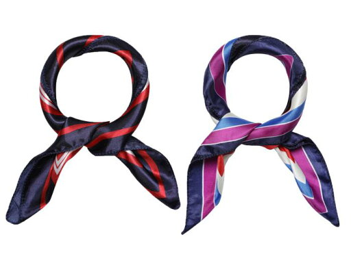 Elerevyo 2Pcs 19.6"x19.6" Women's Satin Square Scarves Head Neckerchief Hair Wrap Neck Scarf Red Blue&Multicolored 50*50cm/19.69*19.69"(L*W) Elerevyo 2Pcs 19.6"x19.6" Women's Satin Square Scarves Head Neckerchief Hair Wrap Neck Scarf Red Blue&Multicolored 50*50cm/19.69*19.69"(L*W)