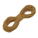 uxcell ゴムひも 強力なスト レッチひも ロープ 3/16"(5mm) x 11ヤード DIY裁縫 アウトドア キャンプ 結び目ストラップ ライト茶色