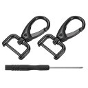 uxcell 2個のスイベルク ラスプフック 19mm(3/4