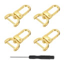 uxcell 4個のスイベルク ラスプフック 19mm(3/4