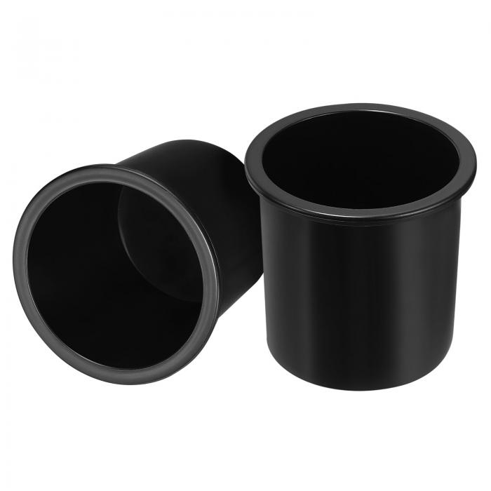 uxcell 2個 プラスチック製ドロップインカップ 4.25" x 4.2" ドリンク缶ホルダー ポーカーテーブルカッ..