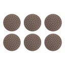 uxcell 6個 ドアストッパーウォールプロテクター 50mm/2