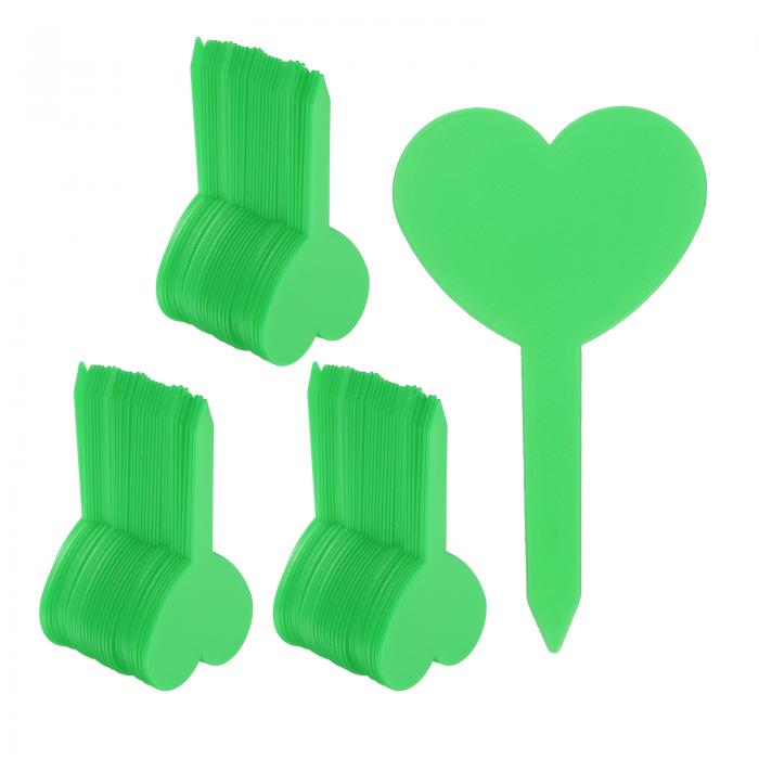 uxcell 200個のプラスチック植物ラベル3.26" x 1.97" 再利用可能で防水＆耐日性のあるガーデンタグ な..