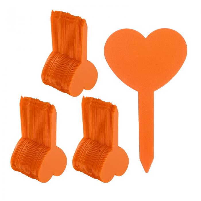 uxcell 200個のプラスチック植物ラベル3.26" x 1.97"再利用可能な防水＆耐日光ガーデンタグ なえぎ ハ..