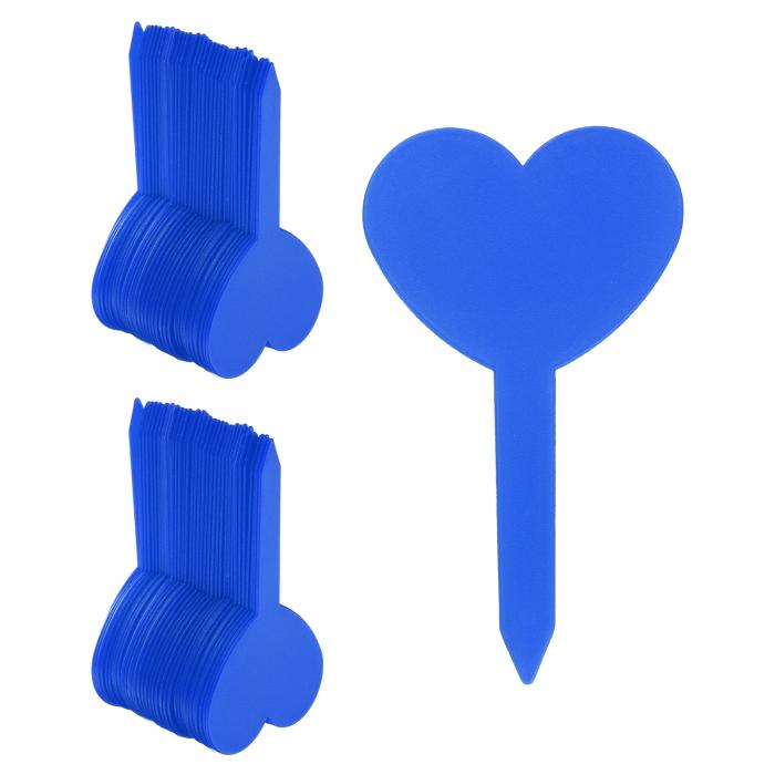 uxcell 150個のプラスチック植物ラベル3.26" x 1.97"再利用可能で防水＆耐日性のあるガーデンタグ なえ..