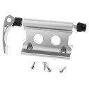 X AUTOHAUX 1 Pc ユニバーサルクイックリリース自転車フォークマウントラック 0.26インチ(6.5mm)/ 0.79インチ(20mm)スルーアクスル用 アルミニウム合金防食チタン色(4)