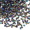 uxcell 1400個 ガラスビューグルビーズ 1.5x1.5mm チューブミニロースガラスシードスペーサービーズ DIYイヤリング ネックレス ブレスレット...