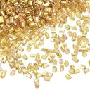 uxcell 1400個 ガラスビューグルビーズ 1.5x1.5mm チューブミニロースガラスシードスペーサービーズ DIYイヤリング ネックレス ブレスレット...