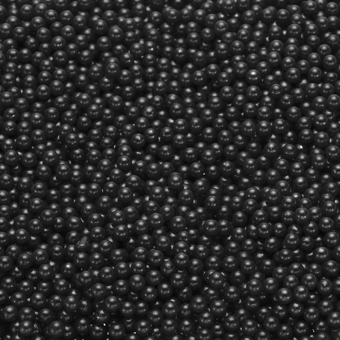 uxcell クラフト用フェイクパール5000個 4mmノーホールA BSラウンドパール 花瓶のフィラー 宝石作り 化粧箱 DIYパーツ テーブルスキャッター ホームデコレーション 黒(3)