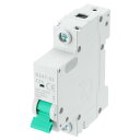 uxcell 1個 ミニチュアサーキットブレーカー 1P 25A AC 110V DZ47-63 DINレールマウント切断スイッチ サーキットブレーカー保護 熱磁気トリップ ショートサーキット保護 過負荷 緑