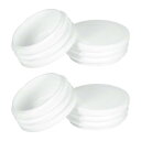 uxcell 1-3/4(45mm)ラウンドプラスチックプラグ 4個セット ホワイトパイプチュービングエンドキャッププラスチックプラグキャップインサートグライド...