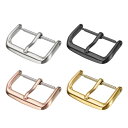 uxcell 1セットの時計バンド交換バックル22mm 316Lステンレススチールク ラスプ レザー シリコン ナイロン キャンバスウォッチバンド用