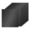 PATIKIL 10シート 黒グリッターカードストックペーパー 12 x 12インチ 250gsm スクエアプレミアムスパークリーペーパークラフトカードストック...