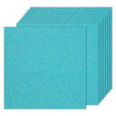 PATIKIL 10シート スカイブルー グリッターカードストックペーパー 12 x 12インチ 250gsm スクエアプレミアムスパークリーペーパークラフトカ...