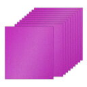 PATIKIL 10シート ローズレッドグリッターカードストックペーパー 12 x 12インチ 250gsmスクエアプレミアムスパークリーペーパークラフトカード...