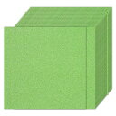 PATIKIL 40枚 ライト緑 グリッターカードストックペーパー 12 x 12インチ 250gsm スクエアプレミアムスパークリーペーパークラフトカードスト...