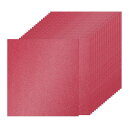 PATIKIL 40枚 ダークレッド グリッターカードストックペーパー 12 x 12インチ 250gsm スクエアプレミアムスパークリーペーパークラフトカード...