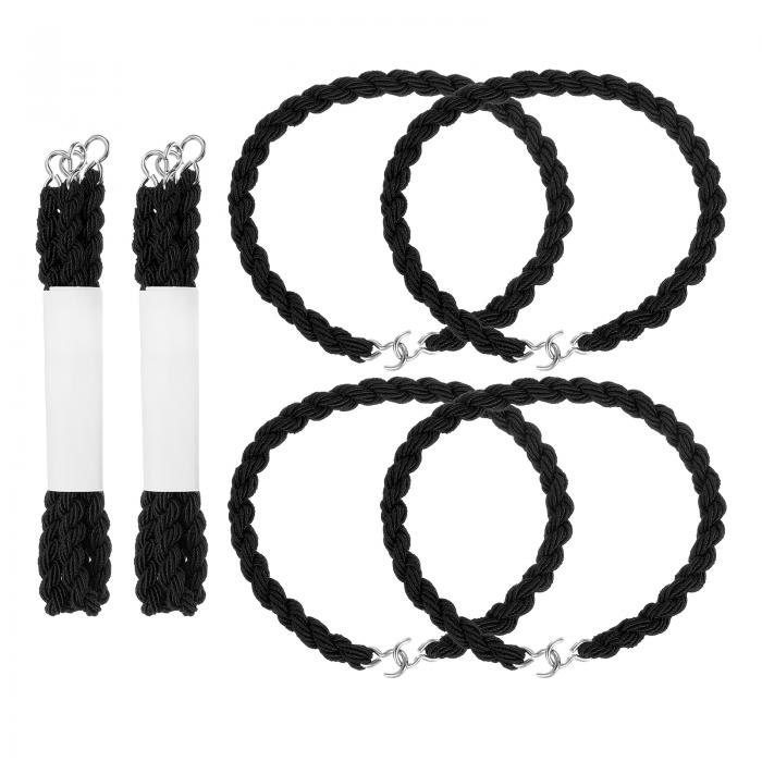 PATIKIL 7 7/8"のフック付きエラスティックブーツバンド 8個入りのエラスティックガーターストラップ ..