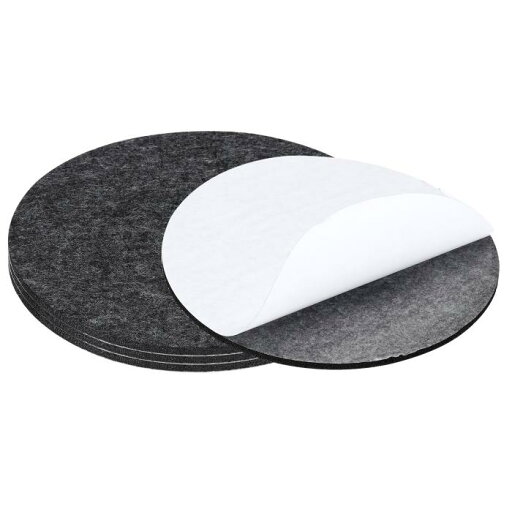 PATIKIL 直径7.5"のフェルト家具パッド 4個1/5"厚のランプベースフェルトラウンドソフト粘着性ノンスリップアンチスクラッチ裏地付きフェルトフロアプロテクター ランプ家具DIYクラフト用 ダークグレー PATIKIL 直径7.5"のフェルト家具パッド 4個1/5"厚のランプベースフェルトラウンドソフト粘着性ノンスリップアンチスクラッチ裏地付きフェルトフロアプロテクター ランプ家具DIYクラフト用 ダークグレー