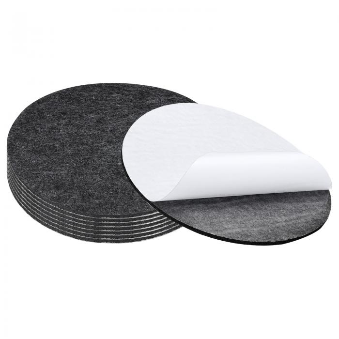 PATIKIL 直径10"のフェルト家具パッド 8個入り1/5"厚のランプベースフェルトラウンドソフト粘着性ノン..