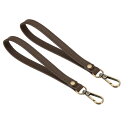 PATIKIL 20 cm リストレットストラップ 2個 PUレザー リストレットキーチェーン リストストラップの交換 金属キーリングロック付き ウォレット 財...