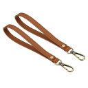 PATIKIL 20 cm リストレットストラップ 2個 PUレザー リストレットキーチェーン リストストラップの交換 金属キーリングロック付き ウォレット 財...