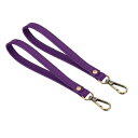 PATIKIL 20 cm リストレットストラップ 2個 PUレザー リストレットキーチェーン リストストラップの交換 金属キーリングロック付き ウォレット 財...