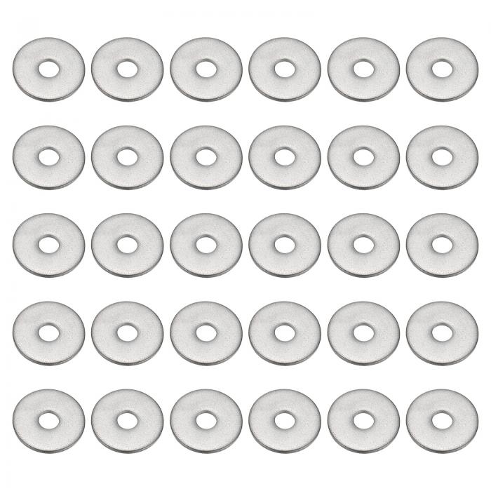 PATIKIL 304ステンレススチールフラットワッシャー 100個入り1/8