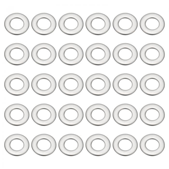 PATIKIL 304ステンレススチールフラットワッシャー 30個入り2/5