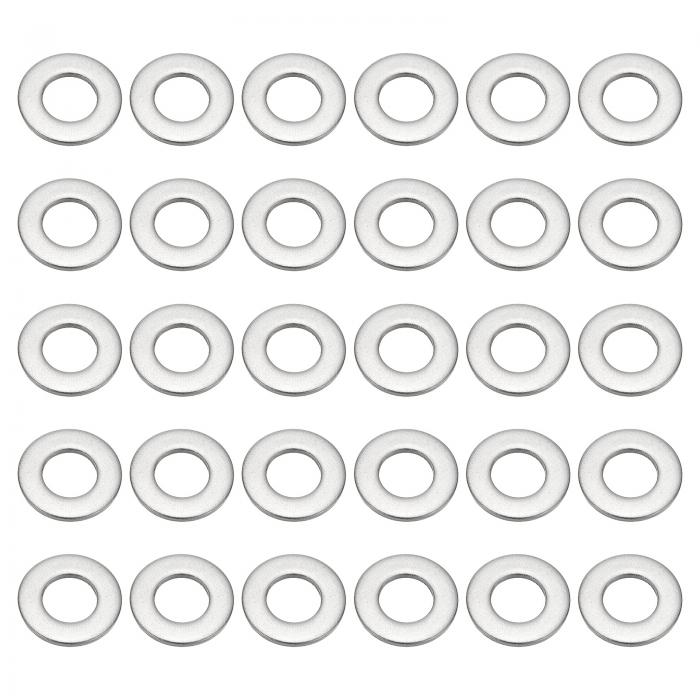 PATIKIL 304ステンレススチールフラットワッシャー 50個入り1/3