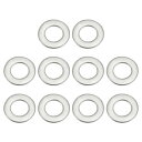 PATIKIL 304ステンレススチールフラットワッシャー 10個入り1/2